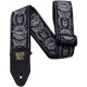 Ernie Ball 4150 Гитарный ремень Jacquard с рисунком Silver Orlean