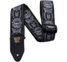 Ernie Ball 4150 Гитарный ремень Jacquard с рисунком Silver Orlean