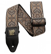 Ernie Ball 4163 Гитарный ремень Jacquard с рисунком God & Black Paisley