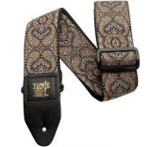 Ernie Ball 4163 Гитарный ремень Jacquard с рисунком God & Black Paisley