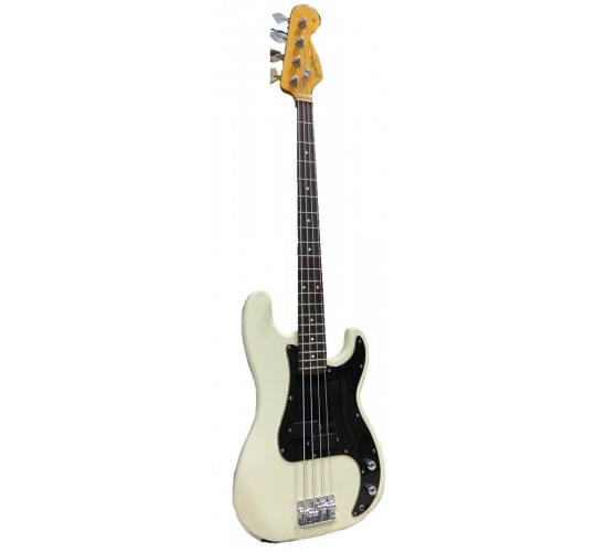 Grass Roots Precision Bass G-PB-45-R бас-гитара, цвет белый, Корея USED