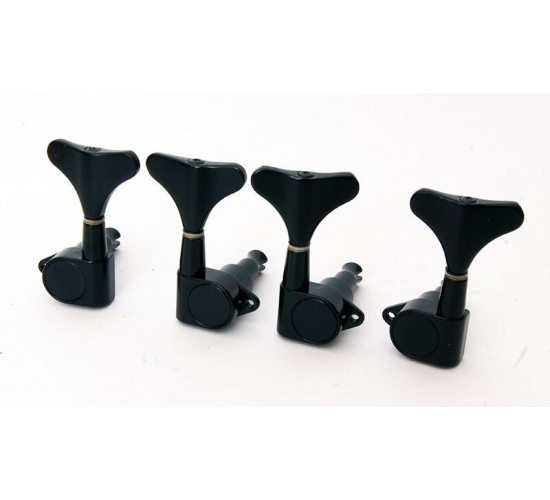 Caraya MB-1001-BK Комплект колковой механики для бас-гитары, 2+2