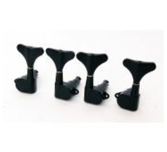 Caraya MB-1001-BK Комплект колковой механики для бас-гитары, 2+2
