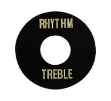 Hosco LP-SW-B Накладка под переключатель Treble/Rhythm, черная