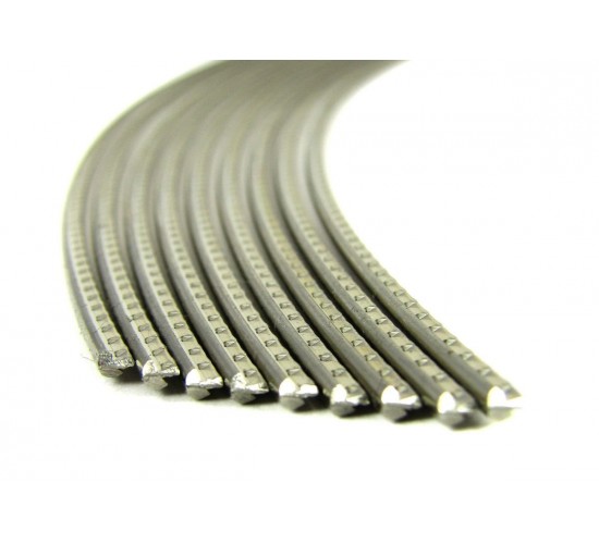 Jescar FW47095 NICKEL SILVER отрезок ладовой проволоки 30 см, радиус прокатки 10 дюймов .095