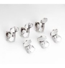 Cort MH810-3+3-CR Колки для гитары, 3+3, хром