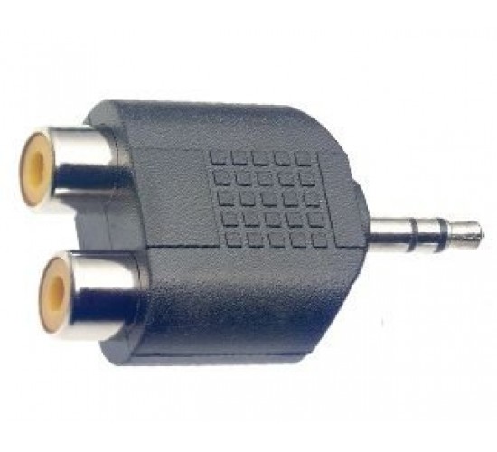 Stagg AC-2CFJMSH Адаптер Double RCA F-стерео мини «джек» M