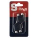 Stagg AC-2CFJMSH Адаптер Double RCA F-стерео мини «джек» M