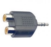 Stagg AC-2CFJMSH Адаптер Double RCA F-стерео мини «джек» M