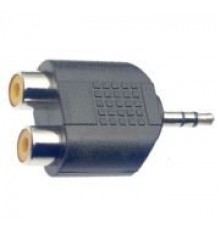 Stagg AC-2CFJMSH Адаптер Double RCA F-стерео мини «джек» M