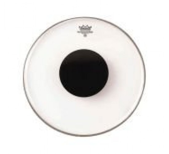 Remo CS-0316-10 Controlled Sound Clear Top Black Dot 16