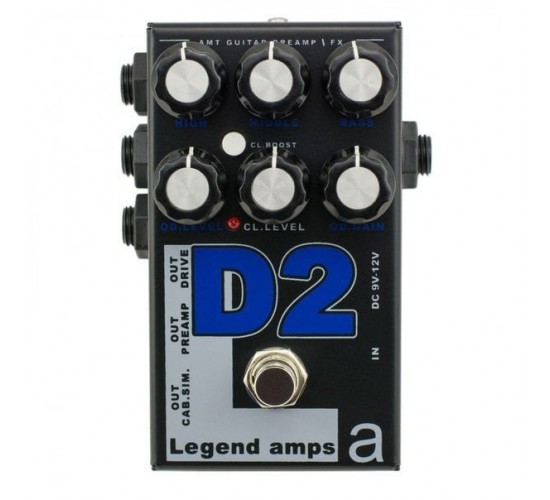 AMT D-2 Legend Amps 2 Двухканальный гитарный предусилитель (Diezel), AMT Electronics