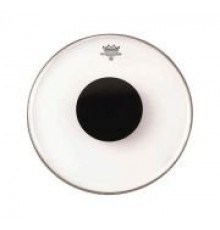 Remo CS-0318-10 Controlled Sound Clear Top Black Dot 18
