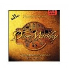 Dean Markley 2202 LT Vintage Bronze струны для 12-струнной гитары, (85% медь,15% цинк)