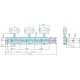 Grover 303N Колки для классической гитары, цвет никель