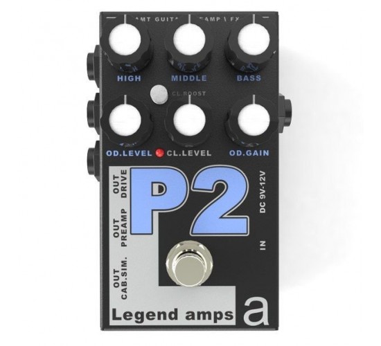 AMT P-2 Legend Amps 2 Двухканальный гитарный предусилитель (PV-5150)
