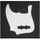 Guitars Parts M14 WH панель накладка звукоснимателей для гитар типа JazzBass