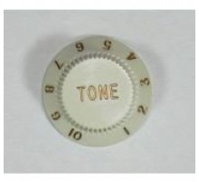 Guitar Parts MM920 ручка потенциометра «TONE», белая, пластик (стратокастер стиль)