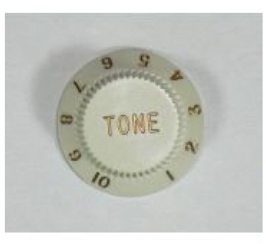 Guitar Parts MM920 ручка потенциометра «TONE», белая, пластик (стратокастер стиль)