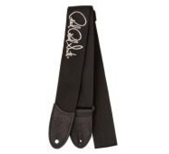 PRS Poly Strap Silver Black гитарный ремень, нейлоновый, с серебристым логотипом Paul Reed Smith