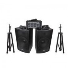 Soundking ZH0602D15LS Комплект акустической системы, микшер, микрофон, кабели, 2х250Вт