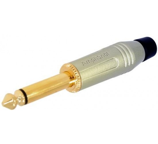 Amphenol ACPMGN - 1/4” (6.35мм) моно джек, металлический корпус, цвет никель