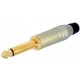 Amphenol ACPMGN - 1/4” (6.35мм) моно джек, металлический корпус, цвет никель