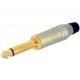Amphenol ACPMGN - 1/4” (6.35мм) моно джек, металлический корпус, цвет никель