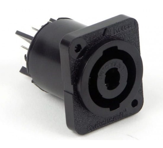 Switchcraft HPCPR410F панельный разъём speakon, 4х контактный, мама