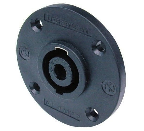 Neutrik NL4MPR Панельный Speakon гнездо 4-контактный, круглый