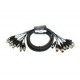 Invotone SNX83 аудио мультикорная система веерный хвост, 8 XLR MALE*8 XLR FEMALE, длина 3 метра