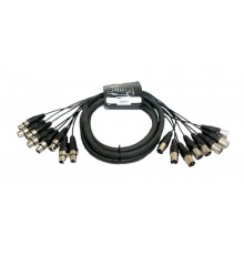 Invotone SNX85 аудио мультикорная система веерный хвост, 8 XLR MALE*8 XLR FEMALE, длина 5 метров