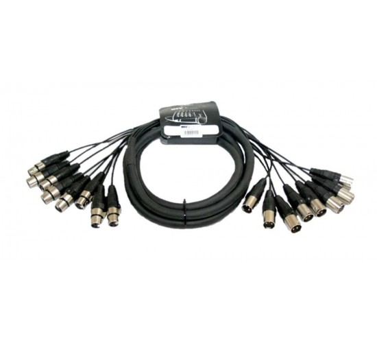 Invotone SNX85 аудио мультикорная система веерный хвост, 8 XLR MALE*8 XLR FEMALE, длина 5 метров