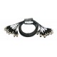 Invotone SNX85 аудио мультикорная система веерный хвост, 8 XLR MALE*8 XLR FEMALE, длина 5 метров