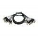 Invotone SNX85 аудио мультикорная система веерный хвост, 8 XLR MALE*8 XLR FEMALE, длина 5 метров