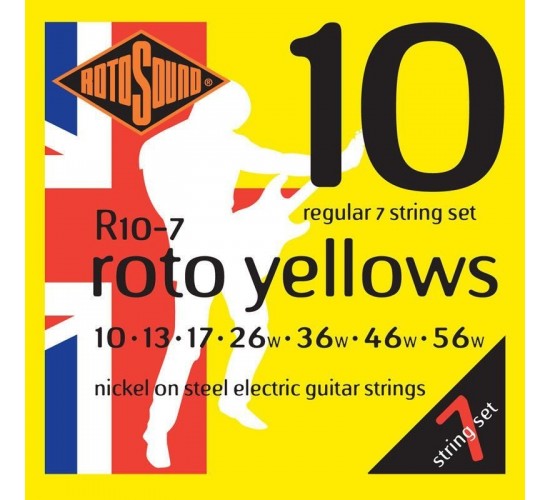 Rotosound R10-7 10-56 cтруны для 7-струнной электрогитары
