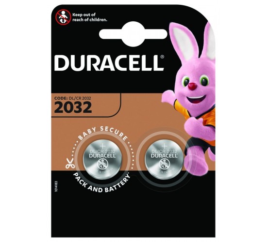Duracell DL/CR2032 2BL Батарейка тип таблетка