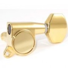 HC tuner SG721-D07 колки 6 в линию, профилированные, 21:1, позолота