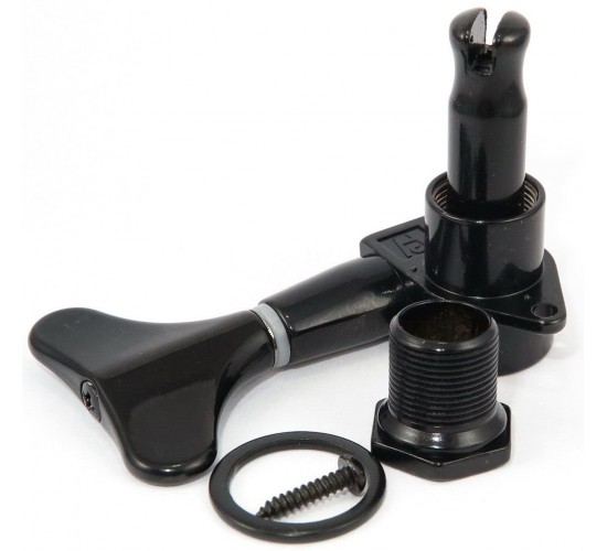 HC tuner GB100-D51 колок басовый прямой L, черный