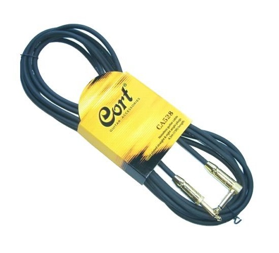 Cort CA-528 BK гитарный кабель 4,5м, чёрный