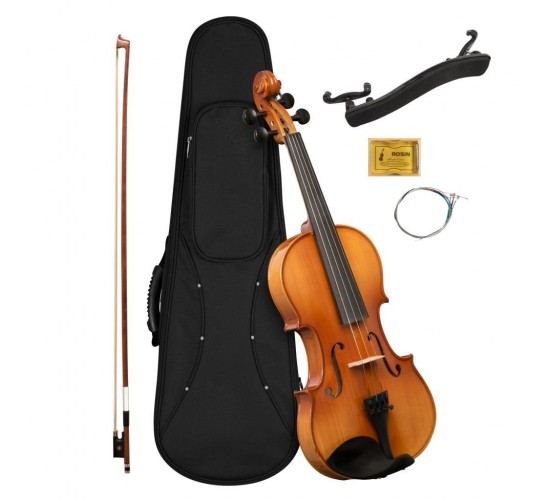 Cascha HH-2050 Скрипка 4/4, с футляром, смычком, запасными струнами, мостиком и канифолью