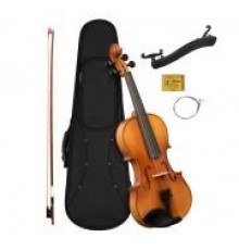Cascha HH-2050 Скрипка 4/4, с футляром, смычком, запасными струнами, мостиком и канифолью