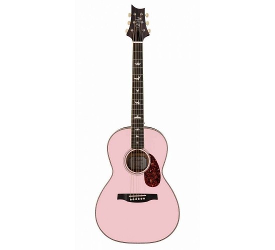 PRS SE P20E Parlor W/Piezo Satin Pink Lotus Акустическая гитара, с чехлом