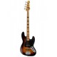 G&L Tribute JB 3-Tone Sunburst MP Ash/Poplar Бас-гитара, цвет санберст