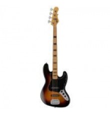 G&L Tribute JB 3-Tone Sunburst MP Ash/Poplar Бас-гитара, цвет санберст