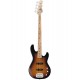 G&L Tribute JB-2 3-Tone Sunburst MP Ash/Poplar Бас-гитара, цвет санберст
