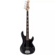 G&L Tribute Kiloton Black Frost RW Poplar Бас-гитара, цвет черный