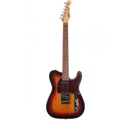 G&L FD ASAT Classic 3-Tone Sunburst CR Электрогитара, с чехлом