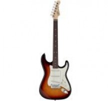 G&L FD Legacy 3-Tone Sunburst CR Электрогитара, с чехлом