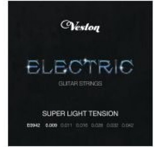 Veston E 0942 струны для электрогитары, натяжение Super Light